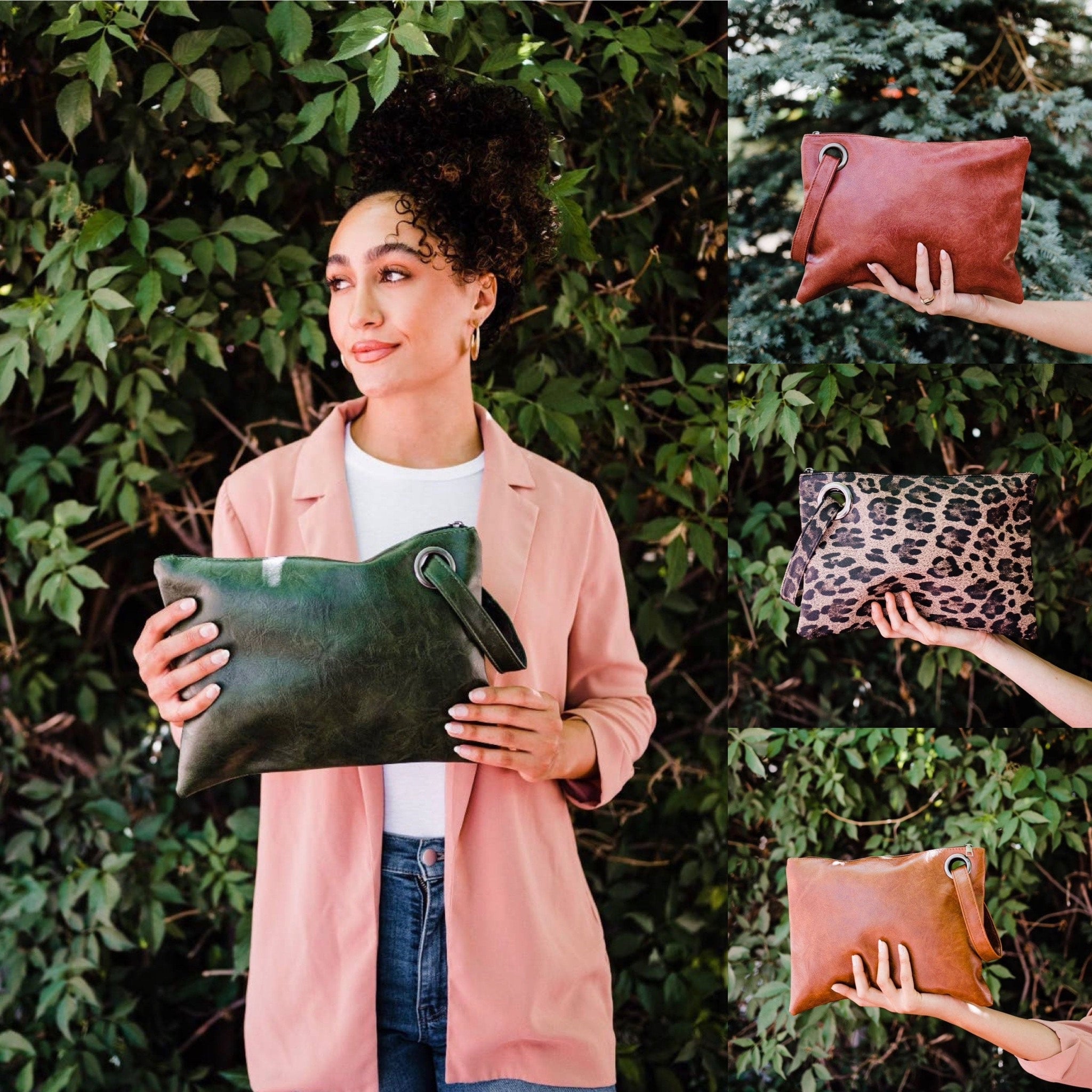 Alexa oversized clutch 2025